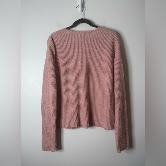 Marine Layer Cashmere Blend Elisa V-Neck Sweater large - Picture 7 of 7